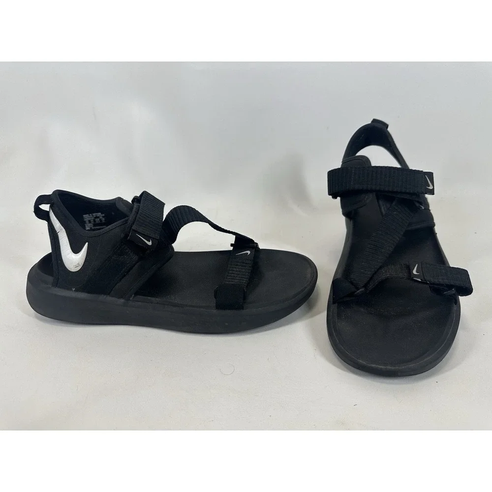 Nike Vista Sport Sandals Men's Size 13 Straps Black White DJ6606-001 Shoes